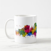 Padua Italy Skyline コーヒーマグカップ (左)