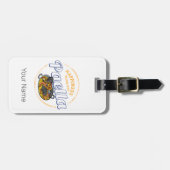 Paella Snack Vintage Spain Paella Pan Souvenir ラゲッジタグ (正面横)