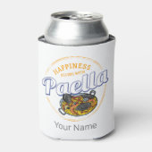 Paella Snack Vintage Spain Paella Pan Souvenir 缶クーラー (缶正面)