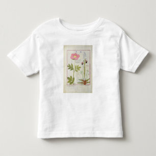 PaeoniaかシャクヤクおよびOrchisのmyanthos トドラーTシャツ