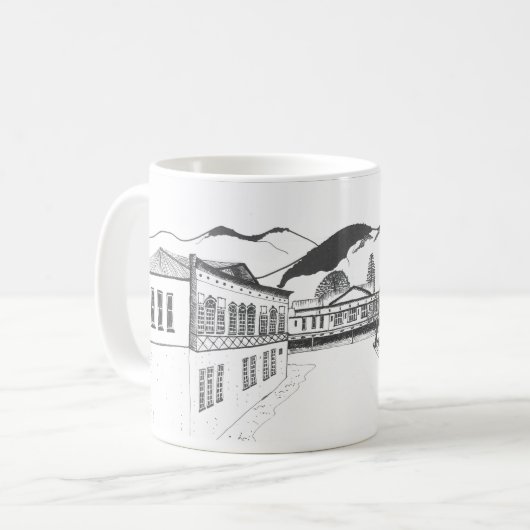 Paeroa New Zealand土産マグ コーヒーマグカップ (正面左)