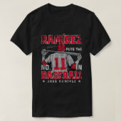 Paes 11 in Baseball Jose Ramirez Cleveland MLBPA Tシャツ (デザイン正面)
