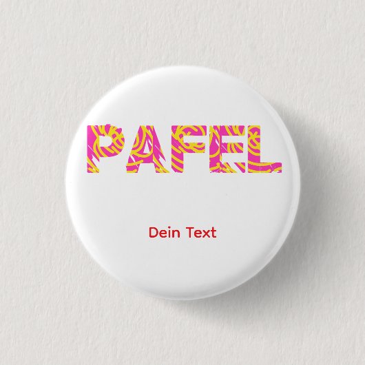 Pafel 缶バッジ (正面)