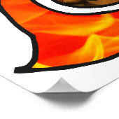 Pagan Celtic Knot Earth Air Fire Water Elements ポスター (角)