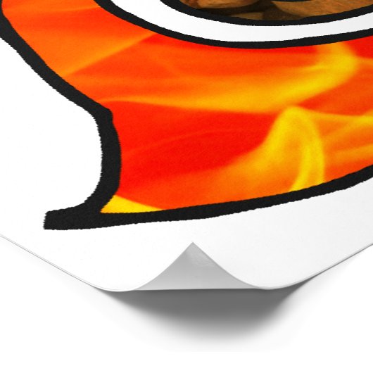 Pagan Celtic Knot Earth Air Fire Water Elements ポスター (角)