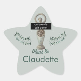Pagan Goddess Personalized 星シール