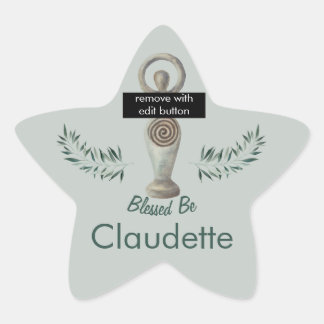 Pagan Goddess Personalized 星シール