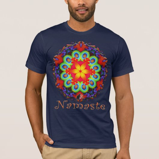 Pagan Namaste Kaleidoscope Tシャツ (正面)