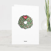 Pagan Yuletide Five-Pointed Star カード (裏面)