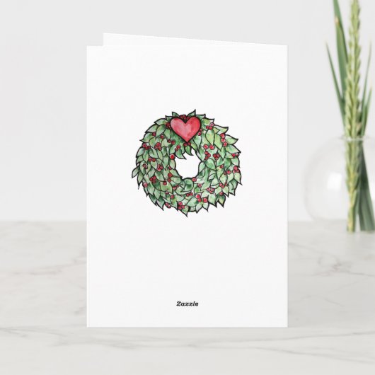 Pagan Yuletide Five-Pointed Star カード (裏面)