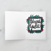 Pagan Yuletide Five-Pointed Star カード (内部)