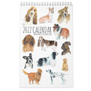 Page 独身の 2023 DOGSカレンダー(白) カレンダー