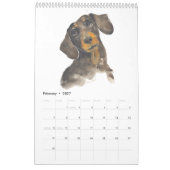 Page 独身の 2023 DOGSカレンダー（白） カレンダー (2月 2027)