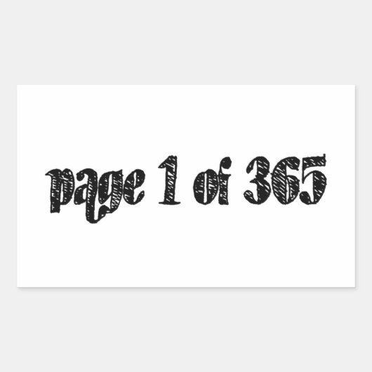 Page 1 of 365 長方形シール (正面)