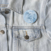 Page Boy Roundボタン： Sky Blue Elegance 缶バッジ (インサイチュ)