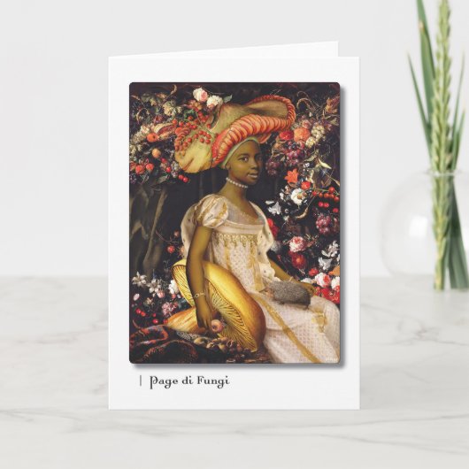 Page di Fungi Tarotの挨拶状 カード (正面)