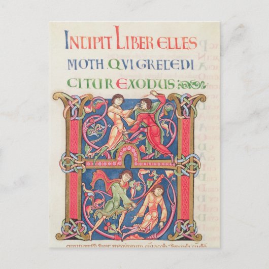 Page from the Winchester Bible, c.1150-80 ポストカード (正面)