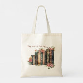 “Page One Is A Fresh Start Tote Bag – 書籍愛好家のための トートバッグ (裏面)