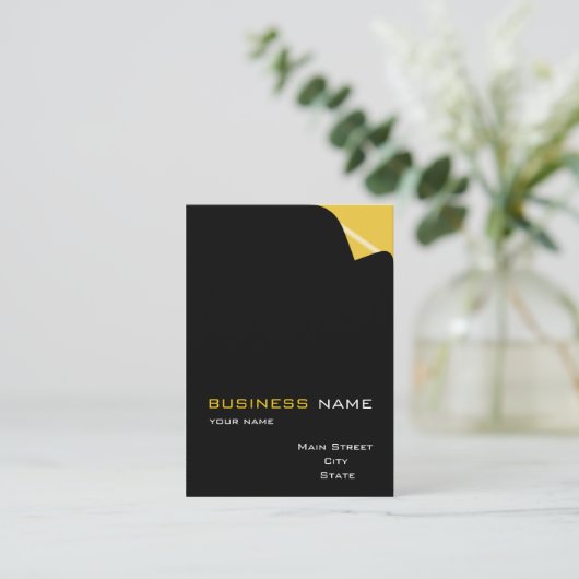 page_turn_business_card 名刺 (スタンド正面)