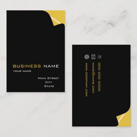 page_turn_business_card 名刺 (正面/裏面)