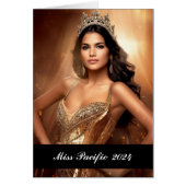 Pageantのカスタムフォトカード (正面)