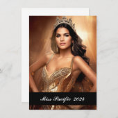 Pageantのカスタムフォトカード ノートカード (正面/裏面)