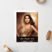 Pageantのカスタムフォトカード ノートカード (正面/裏面インサイチュ)