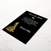 Pageantの発表 箔招待状 (回転した状態)