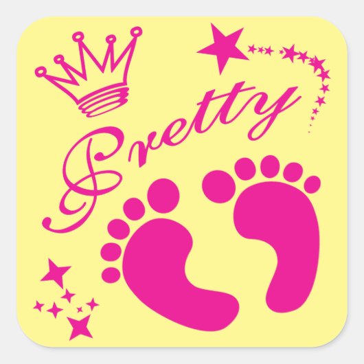 Pageantスタンプ スクエアシール (正面)