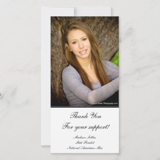 Pageantフォトカード サンキューカード