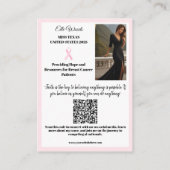 Pageantプラットフォーム呼び出しカード | バラ金ゴールドグリッツ 名刺 (裏面)