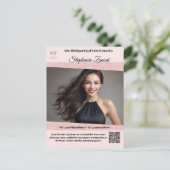 Pageantプロモーションオートグラフカード | QRコード ポストカード (スタンド正面)