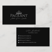 PageantロゴValerie 名刺 (正面/裏面)