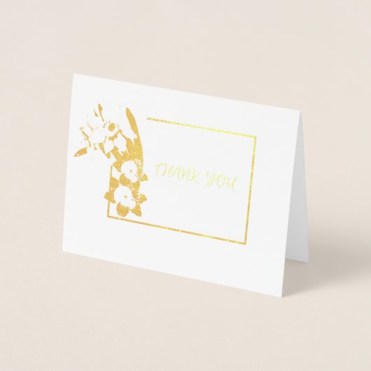 Pageant恋しく思写真Daffodilありがとう 箔カード (正面)