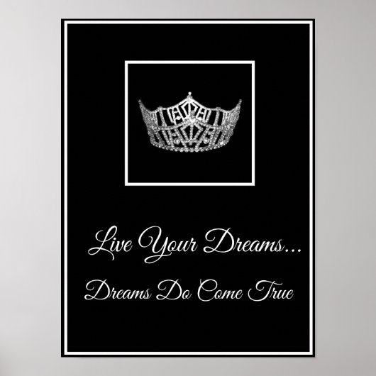 Pageant Crown Live Your Dreams Poster ポスター (正面)