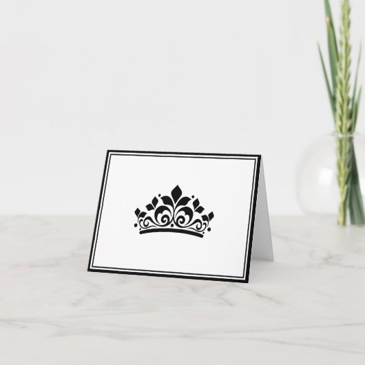 Pageant Crown Note Card ノートカード (正面)