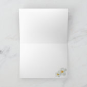 Pageant Greetingカード – プルメリアカスタム告知 カード (内部)