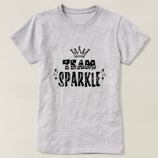 Pageant Mom - Team Sparkle、Pagent Tシャツ (デザイン正面)