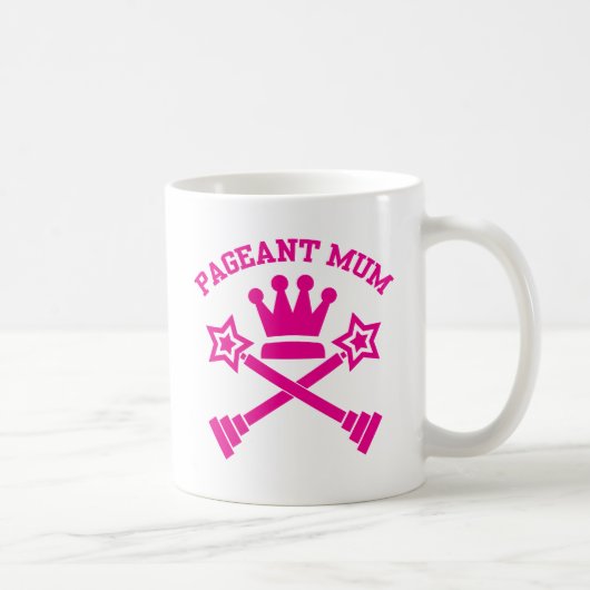 Pageant Mum - Love Pageants コーヒーマグカップ (右)
