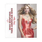 Pageant Perfect Titleholder Autograph Notepad ノートパッド (正面)