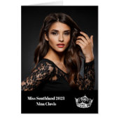 Pageant Queenフォトカード (正面)