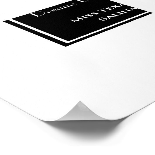 Pageant Queen Live Your Dreams Poster ポスター (角)