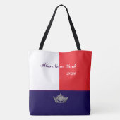 Pageant Silver Crown Tote Bag-Large Red white blue トートバッグ (裏面)