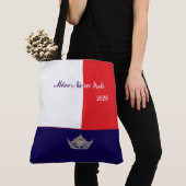 Pageant Silver Crown Tote Bag-Large Red white blue トートバッグ (クローズアップ)