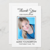 Pageant Sponsorありがとう写真 サンキューカード (正面/裏面)