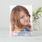 Pageant Sponsor Photo Thank You サンキューカード (スタンド正面)