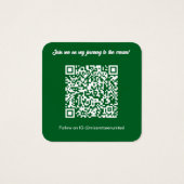 Pageant Titleholder Profile Card | Color Pop Green (裏面)