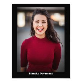 Pageants Modeling 8.5x11フォトジェニック・ヘッドショット フォトプリント