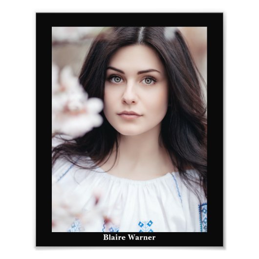 Pageants Modeling 8x10フォトジェニック・ヘッドショット フォトプリント (正面)