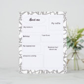 Pages for Diary, Fanbook, Bullet Journal, Scrapboo (スタンド正面)